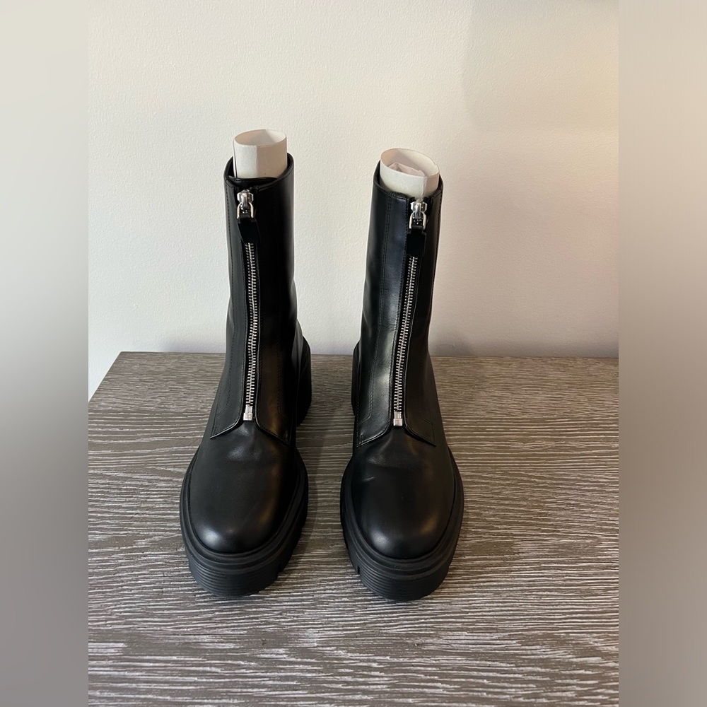 Stuart Weitzman SoHo Zip Booties - Picture 2 of 7